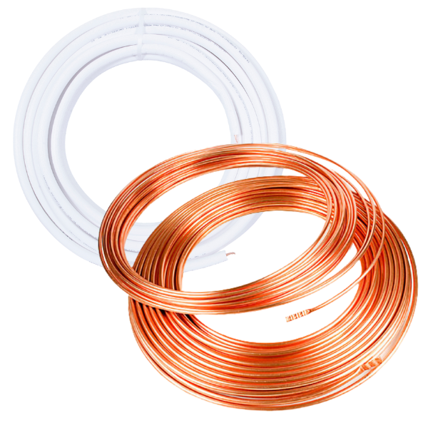 Copper cooling pipes