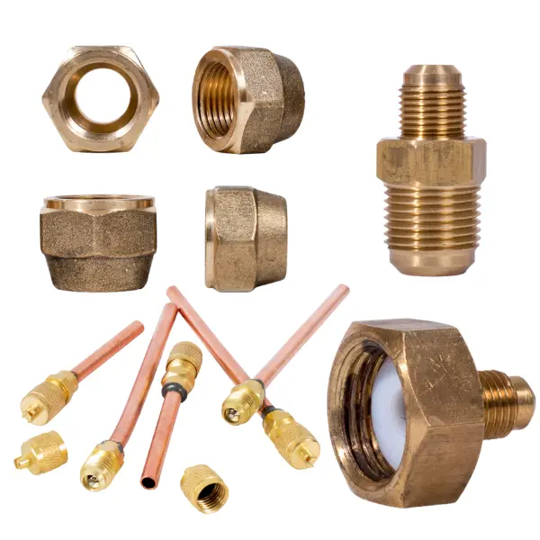 Female screws, connectors, tee fittings, reductions