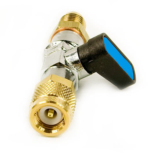 Ball valve REFCO CA-1/2"-20 UNF-B, Blue