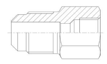 Réduction M 1/4" SAE x F1/8" NPT 7150/21 / U3-4A