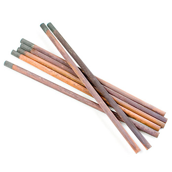 Électrode en carbone cuivré