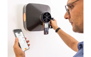 Anémomètre Testo 417 avec manches de mesure