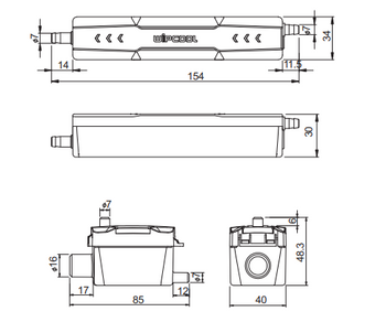 Pompka skroplin WIPCOOL P12
