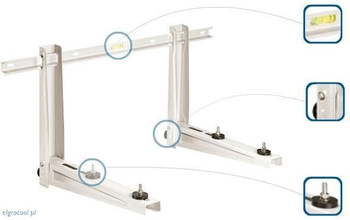 Air conditioning brackets MS 253 with spacer