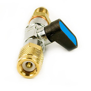 Robinet à boisseau sphérique REFCO CA-1/2"-20UNF-B Bleu