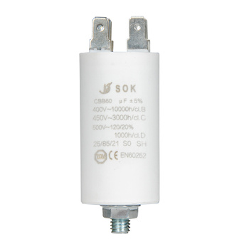 Motor run capacitor 50 µF/450V