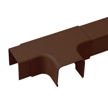 T-Joint for Line Cover 80 mm Brown 0813DT-M