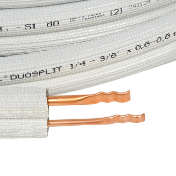 Tuyau de réfrigération double en cuivre dans un calorifugeage 1/4 - 1/2" ARMACELL Tubolit® DuoSplit