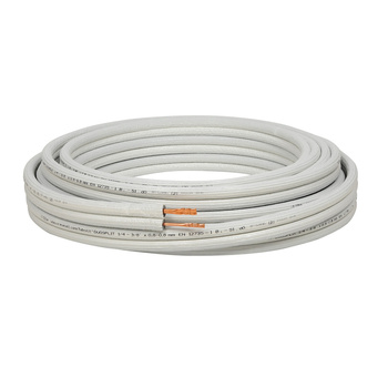 Tuyau de réfrigération double en cuivre dans un calorifugeage de 1/4 - 3/8" ARMACELL Tubolit® DuoSplit