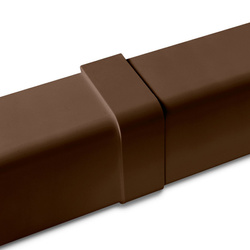 Connecteur de gouttière 80mm marron 0804GC -M
