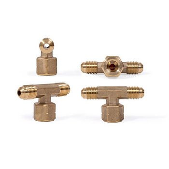 Branch tee M1/4"SAE x F1/8"NPT xM1/4"SAE