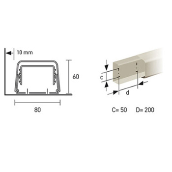 Plateau d'installation 80x60 2mb 0812BCF / ADF8