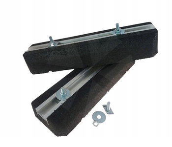 Base en caoutchouc robuste / support de toit 100cm