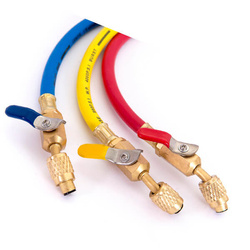 Jeu de tuyaux de remplissage E-360RYB-C 1/4" avec vannes