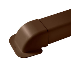 Cornière murale 80mm bronze 0809CM-M