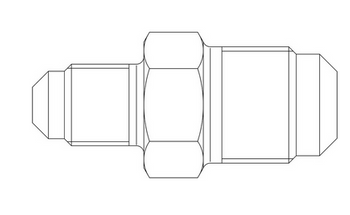 Mamelon de réduction 1/2" x 3/8" 7120/34 / UR2-86