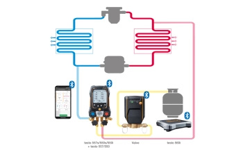 Electronic Refrigerant Scale Testo 560i with Bluetooth®