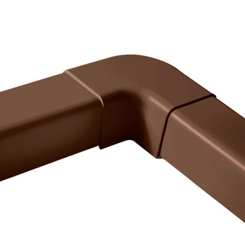 Kolano koryta 80mm brąz 0807CP-M