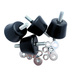 Rubber shock absorber foot 33-43x32 (4 pieces)