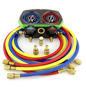 Zestaw manometrów SUPER STARS ST-B2681 R410A, R32, R407C i R134A