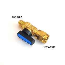 DS-7016 1/2" ACME F x 1/4"SAE  M  Ventil für Einwegflaschen für Kältemittel R32