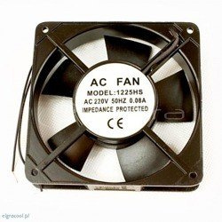 Axial flow draft fan 120x120x25 HBL