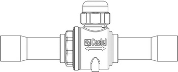 Shut-off ball valve 6570/9 1 1/8"