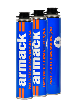 Mousse de montage du pistolet de pulvérisation basse