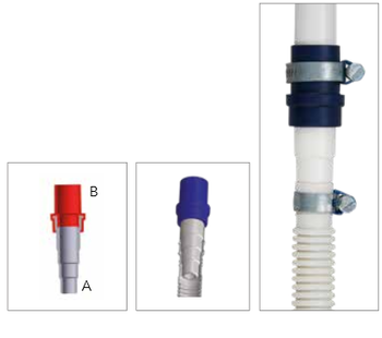 Raccord de réduction CCSR20 pour systèmes d'évacuation des condensats